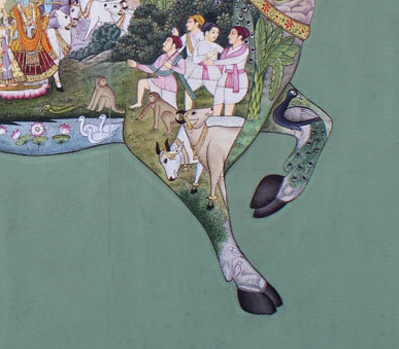 Gomata with Krishna Leela