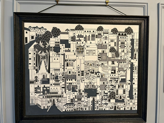 City Map of Nathdwara (monochrome)